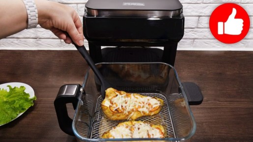 Вкусное куриное филе с помидорами и сыром: идеальное блюдо для аэрогриля