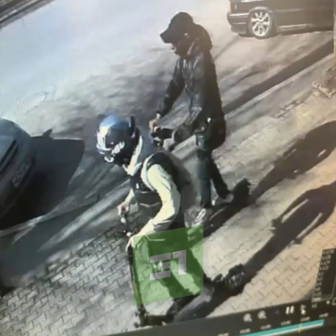 А вот и первая пострадавшая от самокатчика