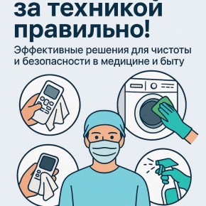 Как правильно ухаживать за техникой: секреты чистоты и безопасности в медицине и повседневной жизни