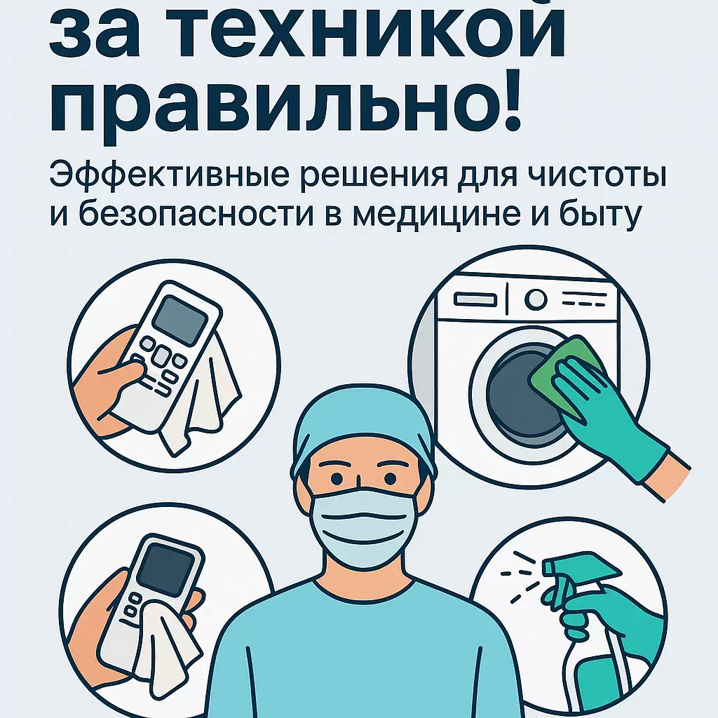 Как правильно ухаживать за техникой: секреты чистоты и безопасности в медицине и повседневной жизни