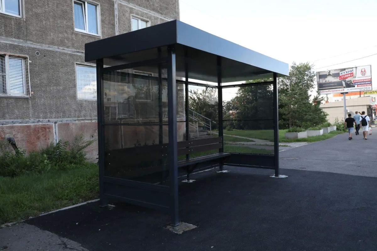 В Магнитогорске продолжается масштабная модернизация городской среды: на смену прежним остановочным павильонам приходят современные комплексы В Магнитогорске продолжается масштабная модернизация городской среды: на смену прежним остановочным павильонам приходят современные комплексы