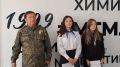 В Магнитогорском городском многопрофильном лицее состоялась торжественная линейка в рамках Всероссийской акции «Спасибо, что #МЫВМЕСТЕ»